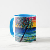 Kims Sonnenuntergang Tasse (Vorderseite Links)