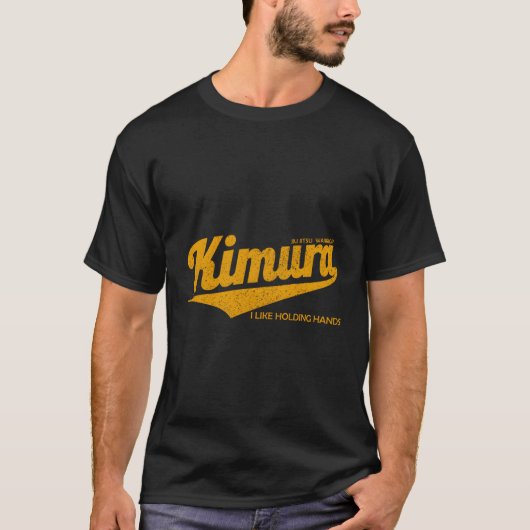 Kimura I Like Holding Hands Bjj Brazilian Jiu Jits T-Shirt (Vorderseite)