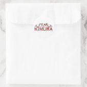 Kimura Runder Aufkleber (Tasche)