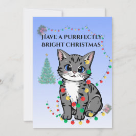 Kim'WhiskerWorks Holiday – Flat Greeting Card Karte