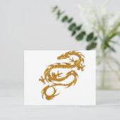 Kin ryu Japanischer Drache Postkarte (Stehend Vorderseite)