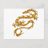 Kin ryu Japanischer Drache Postkarte (Vorderseite)
