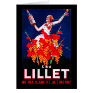 Kina Lillet Vintag PosterEurope