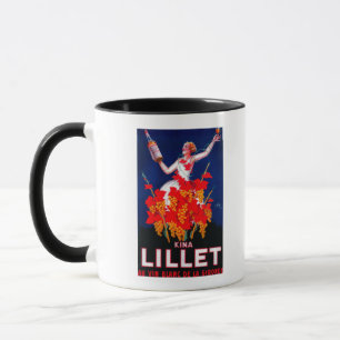 Kina Lillet Vintag PosterEurope Tasse