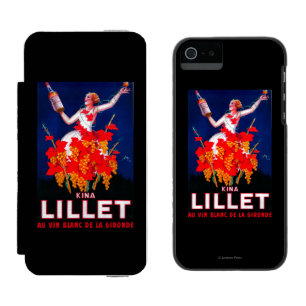 Kina Lillet Vintage Poster Europa Incipio Watson™ iPhone 5 Geldbörsen Hülle