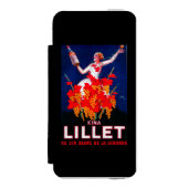 Kina Lillet Vintages PosterEurope Incipio iPhone Geldbeutel-Hülle (Folio Vorderseite)