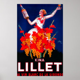 Kina Lillet Vintages PosterEurope Poster