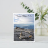 Kinabalu-Ansichtsstapel Postkarte (Stehend Vorderseite)