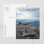 Kinabalu-Ansichtsstapel Postkarte (Vorne/Hinten)