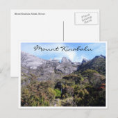 Kinabalu aus dem Laban rata Postkarte (Vorne/Hinten)