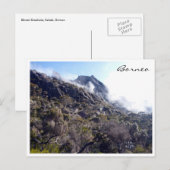 Kinabalu-Borneo-Natur Postkarte (Vorne/Hinten)