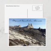 Kinabalu borneo postkarte (Vorne/Hinten)