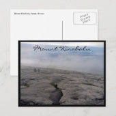 Kinabalu fast da postkarte (Vorne/Hinten)