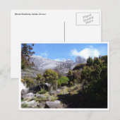 Kinabalu-Hochansicht Postkarte (Vorne/Hinten)