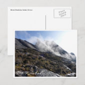 Kinabalu-Nebel Postkarte (Vorne/Hinten)