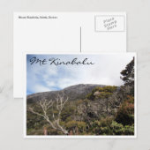 Kinabalu-Vegetation Postkarte (Vorne/Hinten)