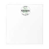 Kinapic Notizblock (Vorderseite)