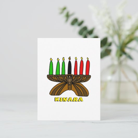 Kinara Postkarte (Stehend Vorderseite)