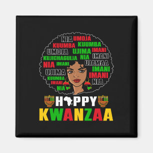 Kinara Seven Principles African American Kwanzaa A Magnet