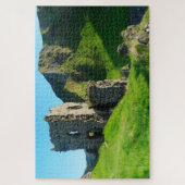Kinbane Castle Antrim Irland. Jigsaw Puzzle (Vertikal)