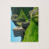 Kinbane Castle Antrim Irland. Puzzle (Vertikal)