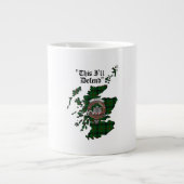 Kincaid Clan Abzeichen Jumbo Tasse (Vorderseite)