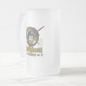 Kincaid Clan Abzeichen Mattglas Bierglas (Vorderseite Links)