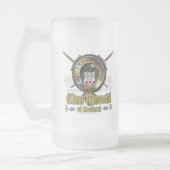 Kincaid Clan Abzeichen Mattglas Bierglas (Links)