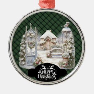 Kincaid-Schottischer-Clan-Tartan-Weihnachten Ornament Aus Metall