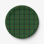 Kincaid Tartan Karierte Papierplatte Pappteller (Vorderseite)