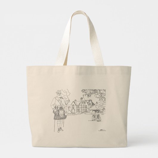 Kincraig Castle, Inverness, Schottland Tote Bag Jumbo Stoffbeutel (Rückseite)