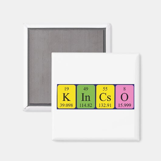 Kincsö-Magnet Magnet (Vorderseite/Rückseite)
