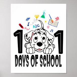 Kind 100 Tage Dalmatiner Welpe 100. Tag G Poster