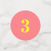 Kind 3. Geburtstag Ballon Party Konfetti (Klein Vorderseite)