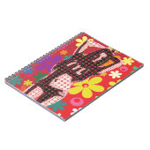 Kind-60er-Blume Notizblock (Linke Seite)