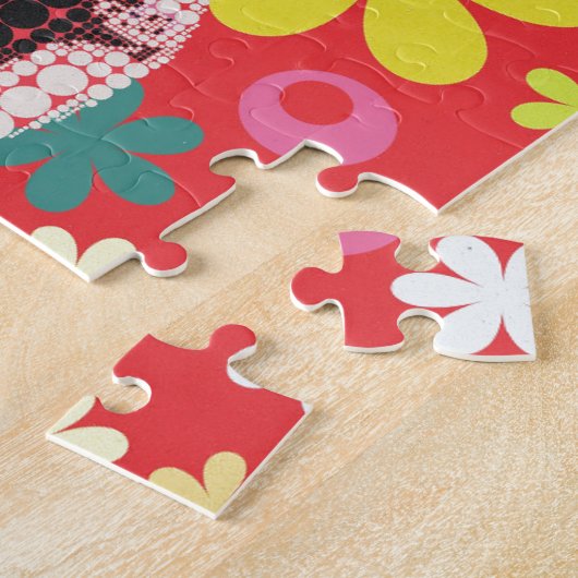 Kind-60er-Blume Puzzle (Seite)