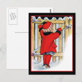 Kind am Tor Postkarte (Vorne/Hinten)