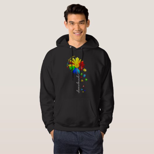 Kind Autismus Awareness Sonnenblumen Mama Frauen Hoodie (Vorne ganz)