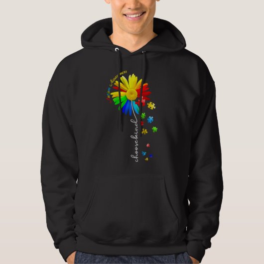 Kind Autismus Awareness Sonnenblumen Mama Frauen Hoodie (Vorderseite)