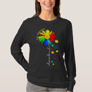 Kind Autismus Awareness Sonnenblumen Mama Frauen T-Shirt