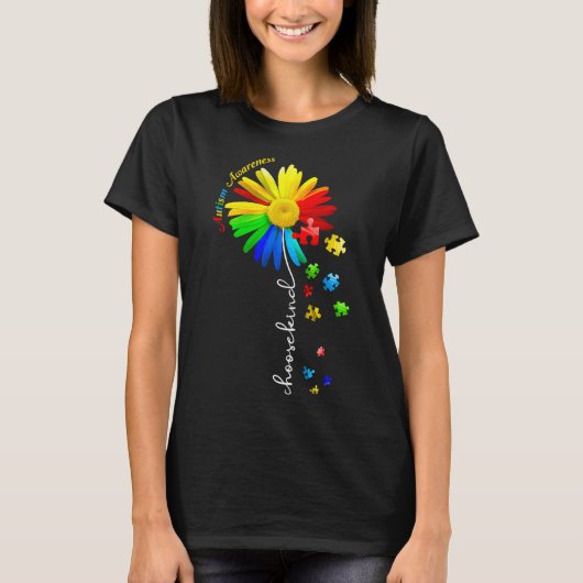 Kind Autismus Awareness Sonnenblumen Mama Frauen T-Shirt (Vorderseite)