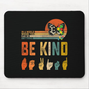 Kind Autismus Bewusstsein Asl Mama Lehrer Kindheit Mousepad