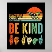Kind Autismus Bewusstsein Asl Mama Lehrer Kindheit Poster (Vorne)