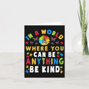 Kind Autismus Bewusstsein Asl Mama Lehrer Kindness Karte
