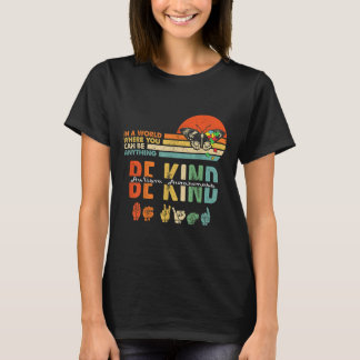 Kind Autismus Bewusstsein Asl Mama Lehrer Kindness T-Shirt