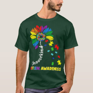 Kind Autismus Bewusstsein Sonnenblumen Mama Frauen T-Shirt