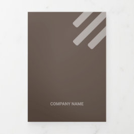 Kind brauner Ton aus QR-Codes Dreifach Gefaltete Karte