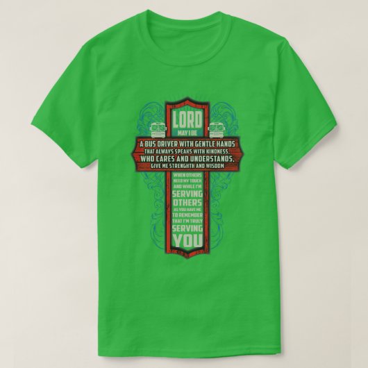 Kind-Bus-Treiber T-Shirt (Design vorne)