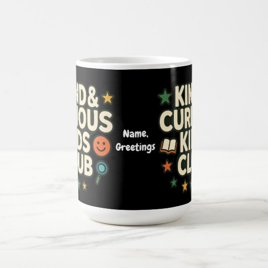 Kind & Curious Kids Club Positive Growth Mindset Kaffeetasse (Mittel)