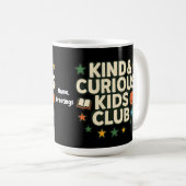 Kind & Curious Kids Club Positive Growth Mindset Kaffeetasse (VorderseiteRechts)